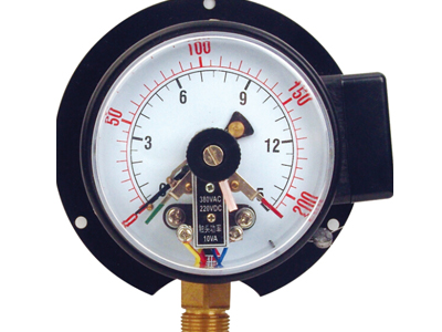Electric contact pressure gauges